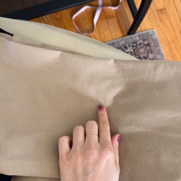 Zara Short Contrasting Wool Trench Coat Size M - Picture 7 of 7